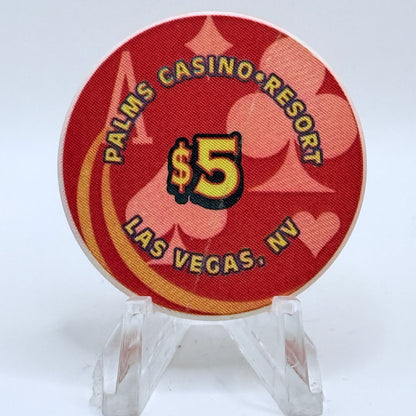 Palms Casino Resort Las Vegas Nevada 2005 'Ace' Series 35 $5 Casino Chip E4180