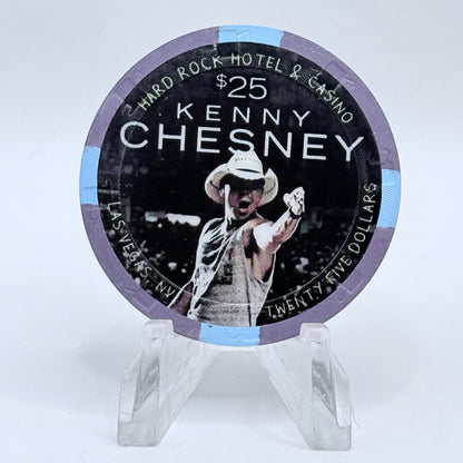 Hard Rock - Las Vegas Nevada 2015 'Kenny Chesney' LE $25 Casino Chip D1781