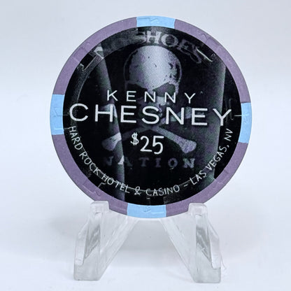 Hard Rock - Las Vegas Nevada 2015 'Kenny Chesney' LE $25 Casino Chip D1781