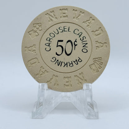 Carousel Las Vegas Nevada 1970 $0.50 Casino Chip N1424