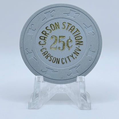 Carson Station Carson City Nevada 1989 $0.25 Casino Chip N5004