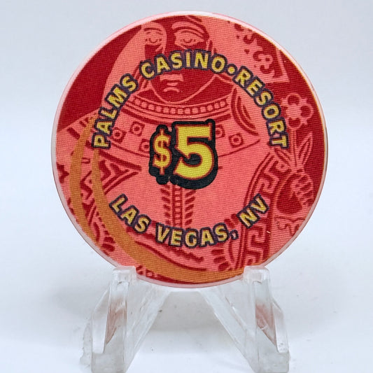 Palms Casino Resort Las Vegas Nevada 2005 'Queen' Series 35 $5 Casino Chip E4183