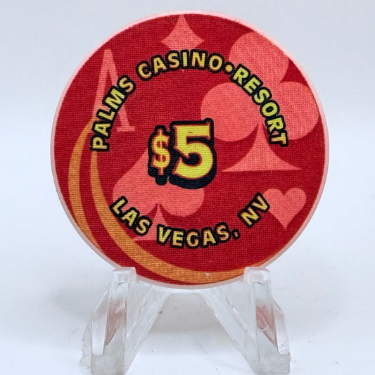 Palms Casino Resort Las Vegas Nevada 2001 'Ace' Series 16 LE $5 Casino Chip V9433