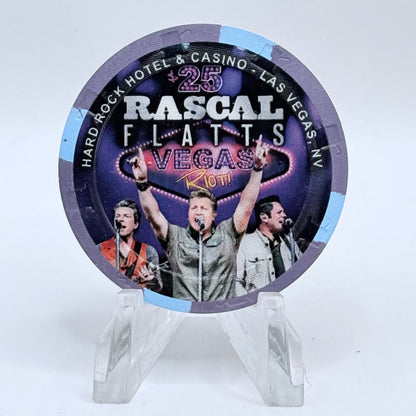 Hard Rock - Las Vegas Nevada 2015 'Rascal Flatts - Vegas Riot!' LE $25 Casino Chip D1776