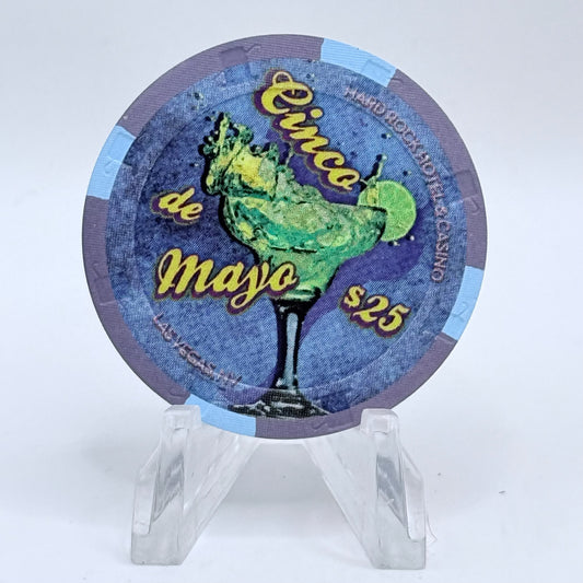 Hard Rock - Las Vegas Nevada 2012 'Cinco De Mayo' LE $25 Casino Chip D0668