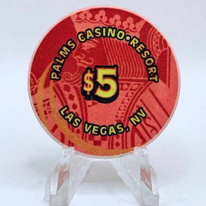 Palms Casino Resort Las Vegas Nevada 2002 'King' Series 17 LE $5 Casino Chip V9438