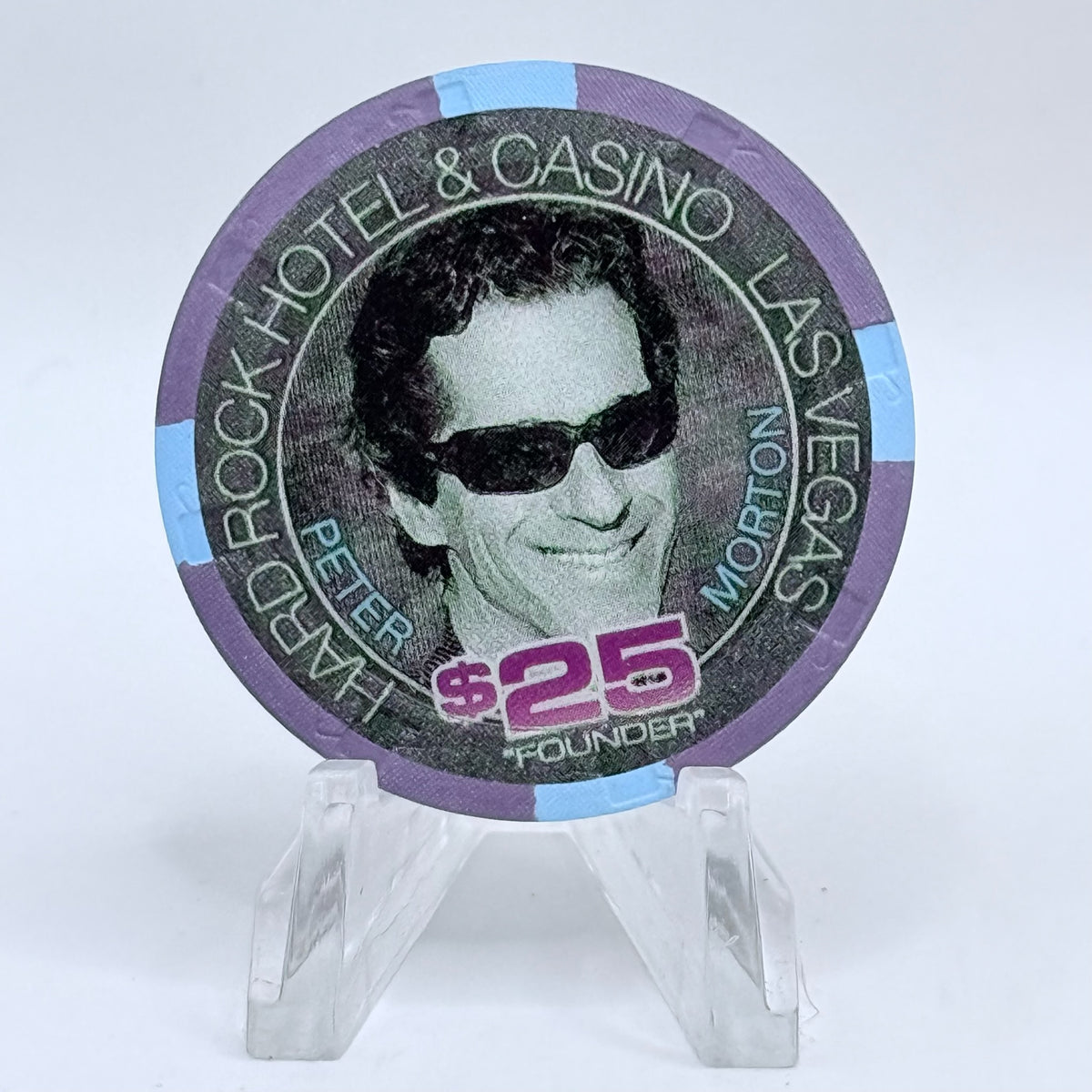 Hard Rock - Las Vegas Nevada 2006 'Peter Morton' LE $25 Casino Chip E5597