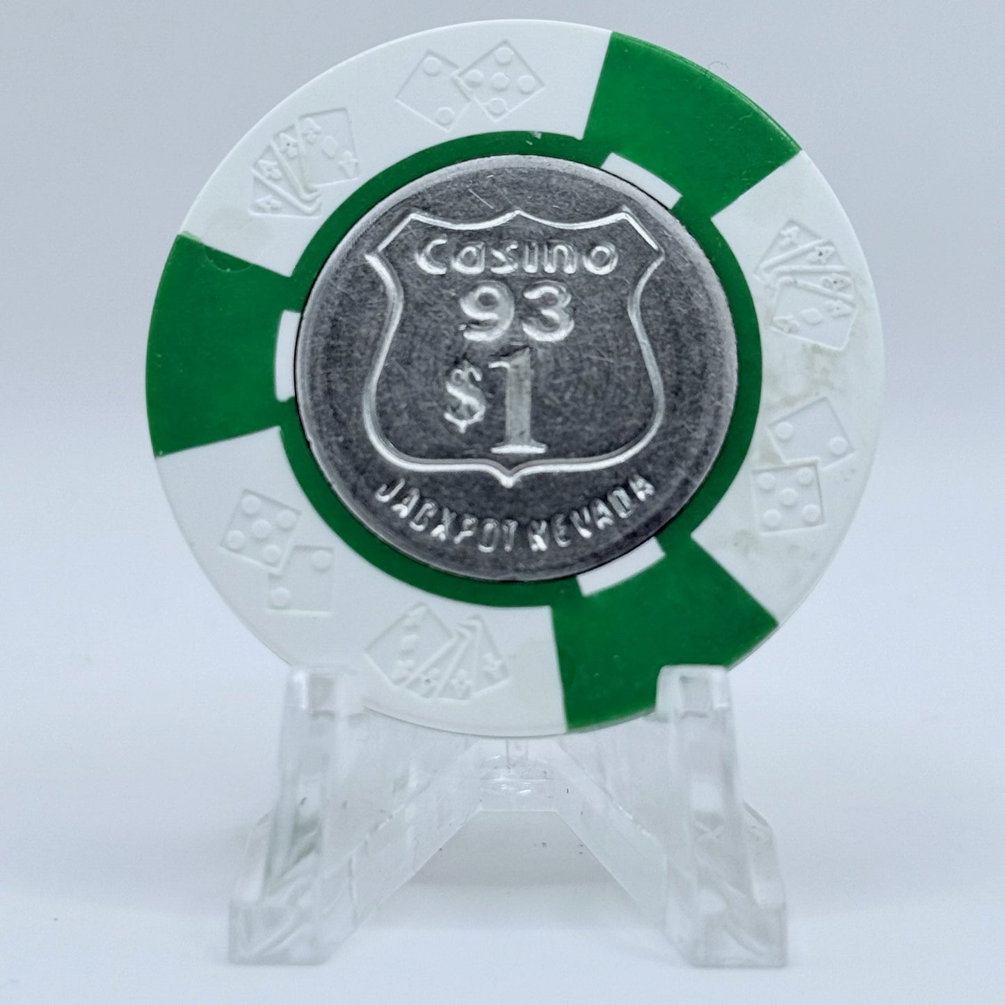 Casino 93 Jackpot Nevada $1 Casino Chip N7450