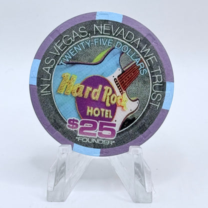 Hard Rock - Las Vegas Nevada 2006 'Peter Morton' LE $25 Casino Chip E5597
