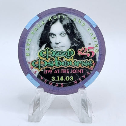 Hard Rock - Las Vegas Nevada 'The Osbournes, Ozzy' LE $25 Casino Chip E0787