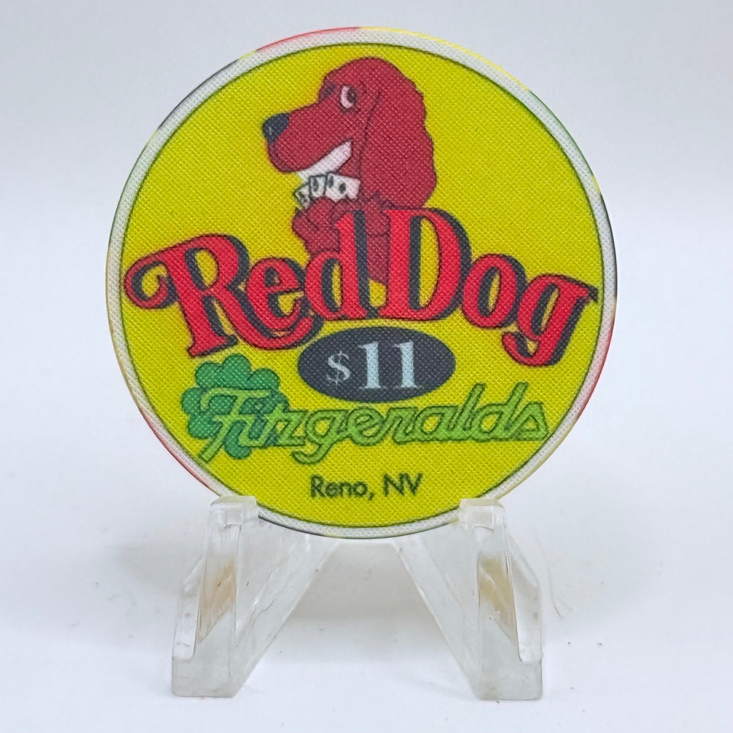 Fitzgeralds Reno Nevada 1992 $11 Casino Chip N6109