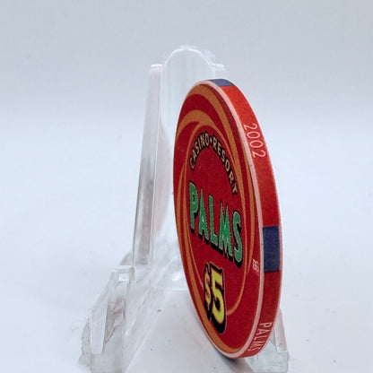 Palms Casino Resort Las Vegas Nevada 2002 'Jack' Series 17 LE $5 Casino Chip V9436