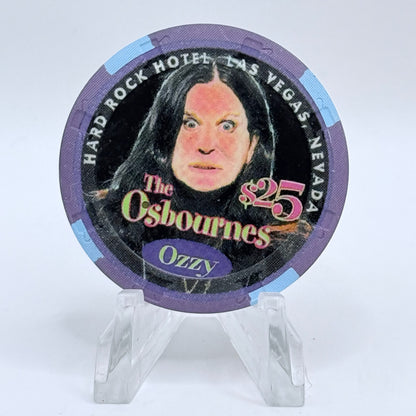 Hard Rock - Las Vegas Nevada 'The Osbournes, Ozzy' LE $25 Casino Chip E0787