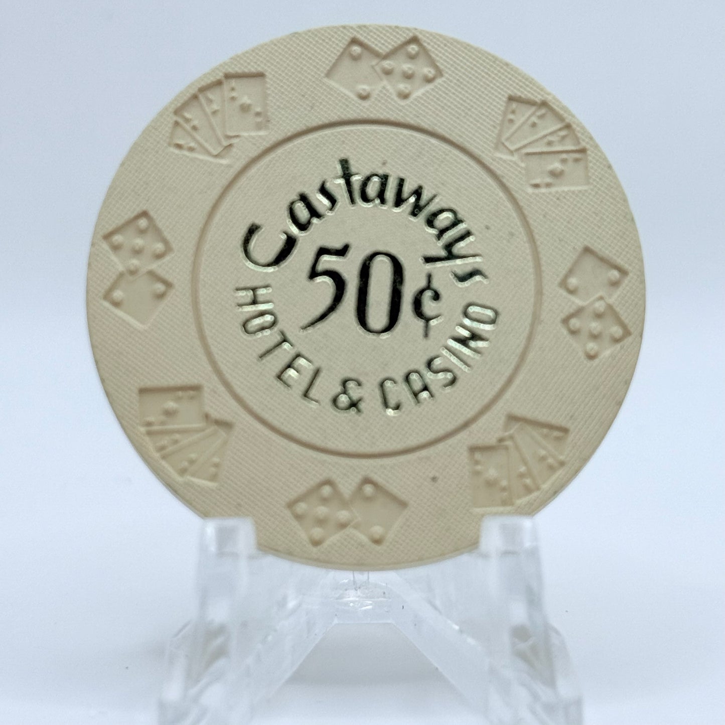 Castaways Las Vegas Nevada 1967 $0.50 Casino Chip N1451