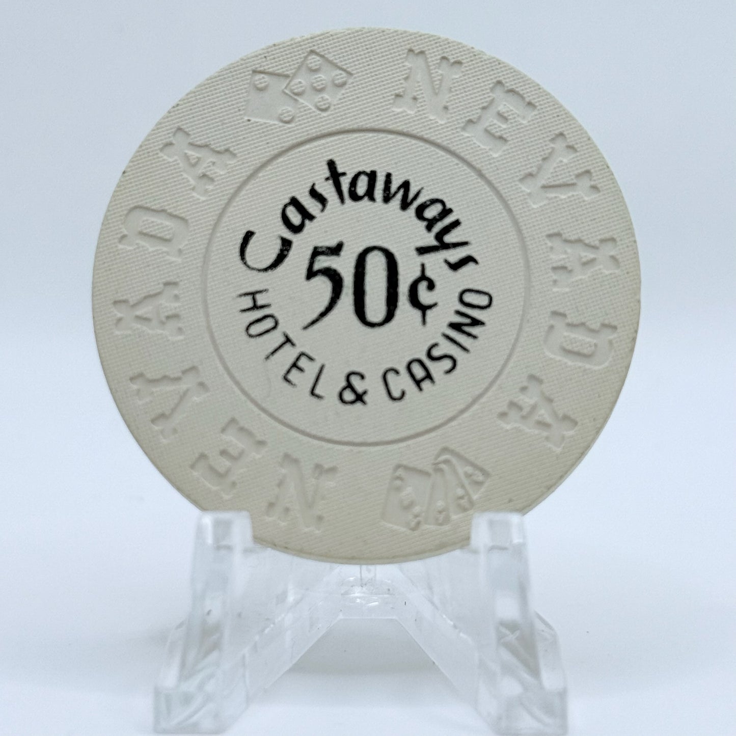Castaways Las Vegas Nevada 1973 $0.50 Casino Chip N1452