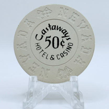 Castaways Las Vegas Nevada 1973 $0.50 Casino Chip N1452