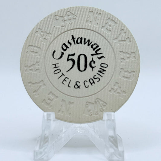 Castaways Las Vegas Nevada 1973 $0.50 Casino Chip N1452