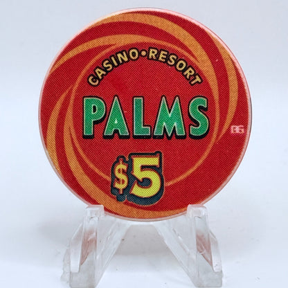 Palms Casino Resort Las Vegas Nevada 2001 'Jack' Series 16 LE $5 Casino Chip V9435