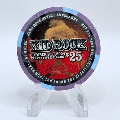 Hard Rock - Las Vegas Nevada 2004 'Kid Rock' LE $25 Casino Chip E3994