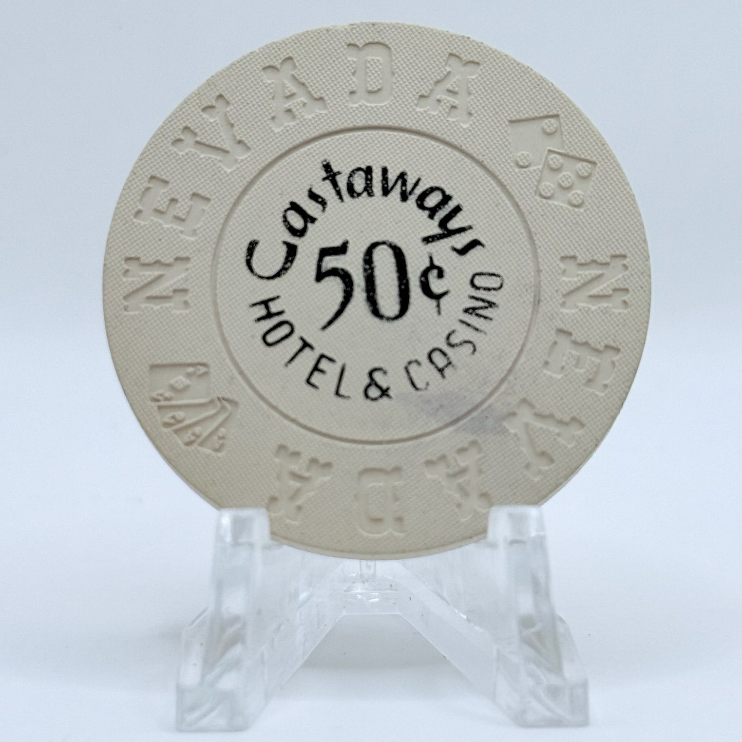 Castaways Las Vegas Nevada 1973 $0.50 Casino Chip N1452