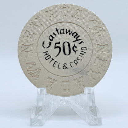 Castaways Las Vegas Nevada 1973 $0.50 Casino Chip N1452