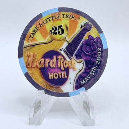 Hard Rock - Las Vegas Nevada 2002 'Cinco De Mayo' LE $25 Casino Chip E0784