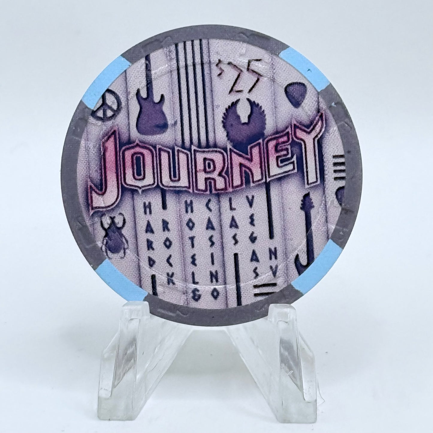 Hard Rock - Las Vegas Nevada 2015 'Journey' LE $25 Casino Chip D1886