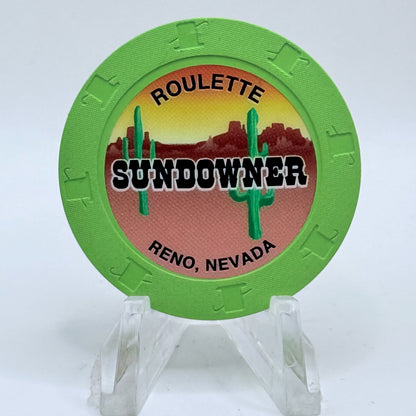 Sundowner Reno Nevada 1990s Series 3 Roulette Casino Chip E2679