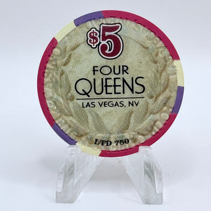 Four Queens Las Vegas Nevada 2001 'Ides Of March' LE $5 Casino Chip V7415