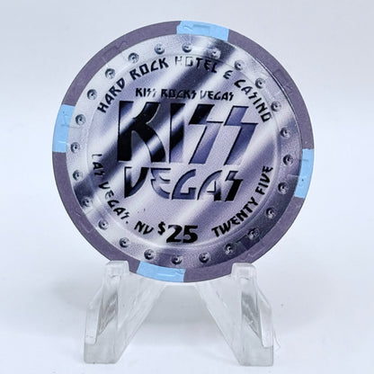 Hard Rock - Las Vegas Nevada 2014 'Kiss' LE $25 Casino Chip D1631