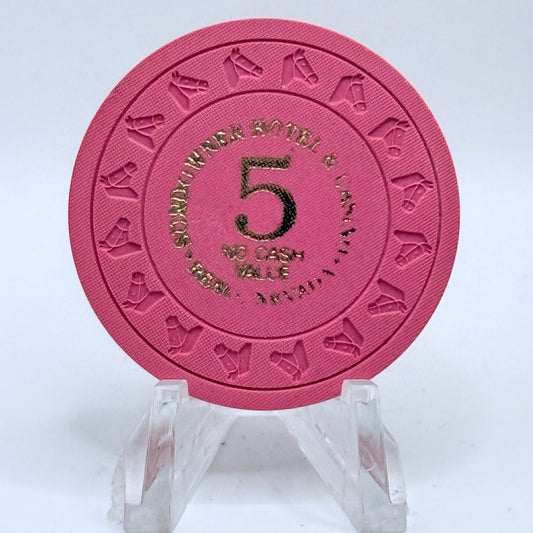 Sundowner Reno Nevada $5 NCV Casino Chip V5703