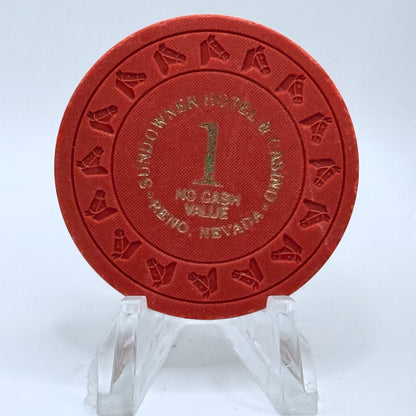 Sundowner Reno Nevada 1990s $1 NCV Casino Chip V1609