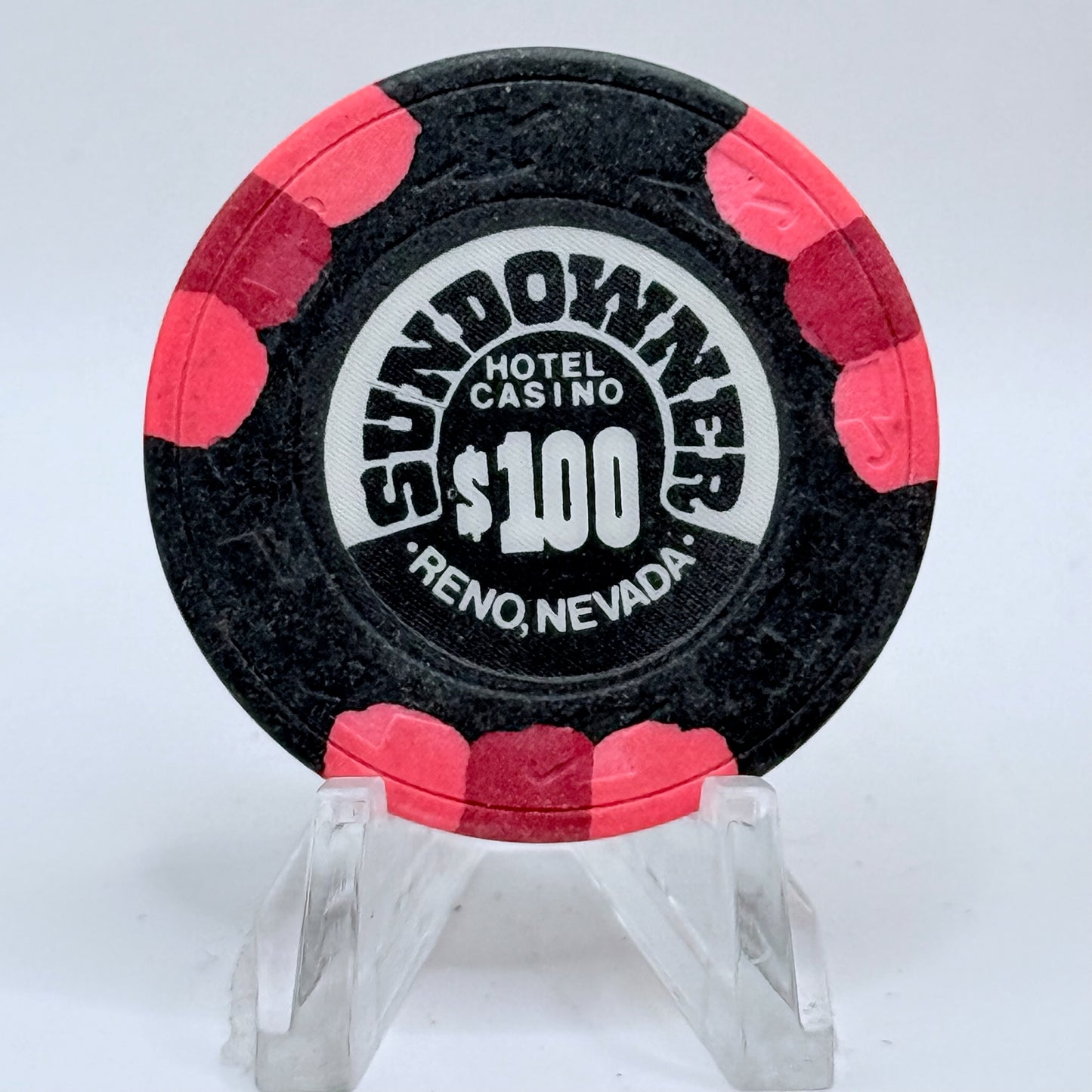Sundowner Reno Nevada 1992 $100 Casino Chip V5706