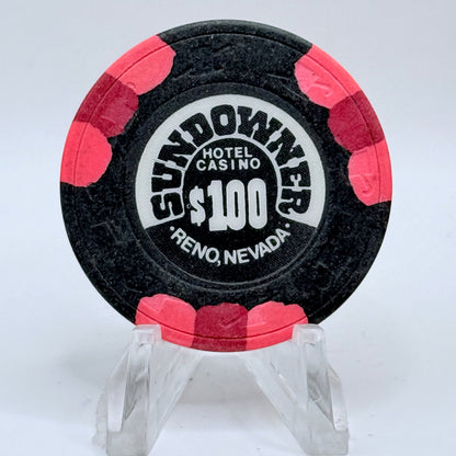 Sundowner Reno Nevada 1992 $100 Casino Chip V5706