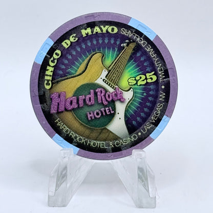 Hard Rock - Las Vegas Nevada 2010 'Cinco De Mayo' LE $25 Casino Chip E9686