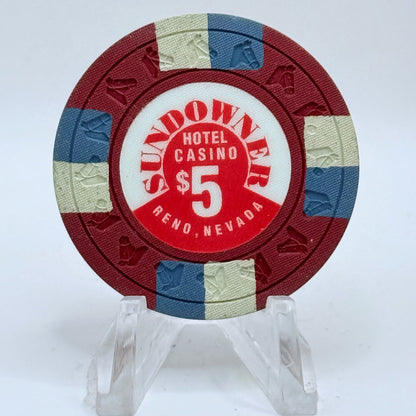 Sundowner Reno Nevada 1994 $5 Casino Chip N4296