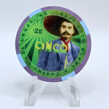 Hard Rock - Las Vegas Nevada 2008 'Cinco De Mayo' LE $25 Casino Chip E7452