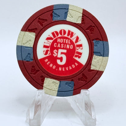 Sundowner Reno Nevada 1994 $5 Casino Chip N4296