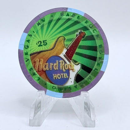 Hard Rock - Las Vegas Nevada 2008 'Cinco De Mayo' LE $25 Casino Chip E7452