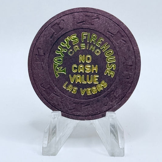 Foxy's Firehouse Las Vegas Nevada 1986 Series 1 NCV Casino Chip V8566