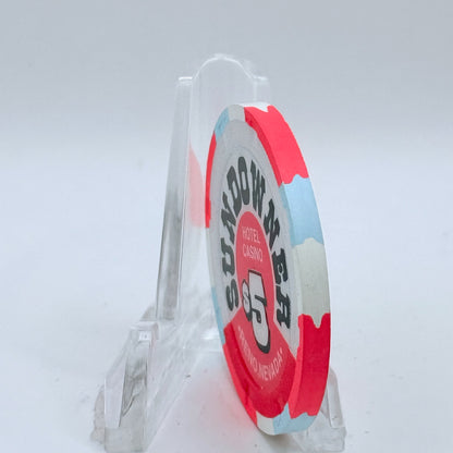 Sundowner Reno Nevada 1998 'Fuzzy Shimada' LE $5 Casino Chip V1610