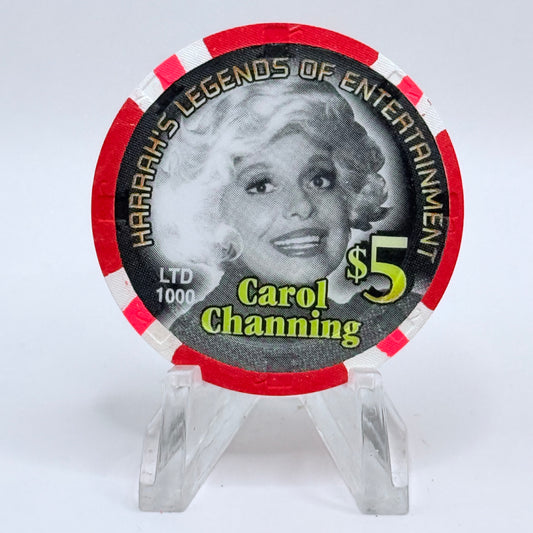 Harrah's - Shreveport Shreveport Louisiana 2000 'Millennium - Carol Channing' LE $5 Casino Chip