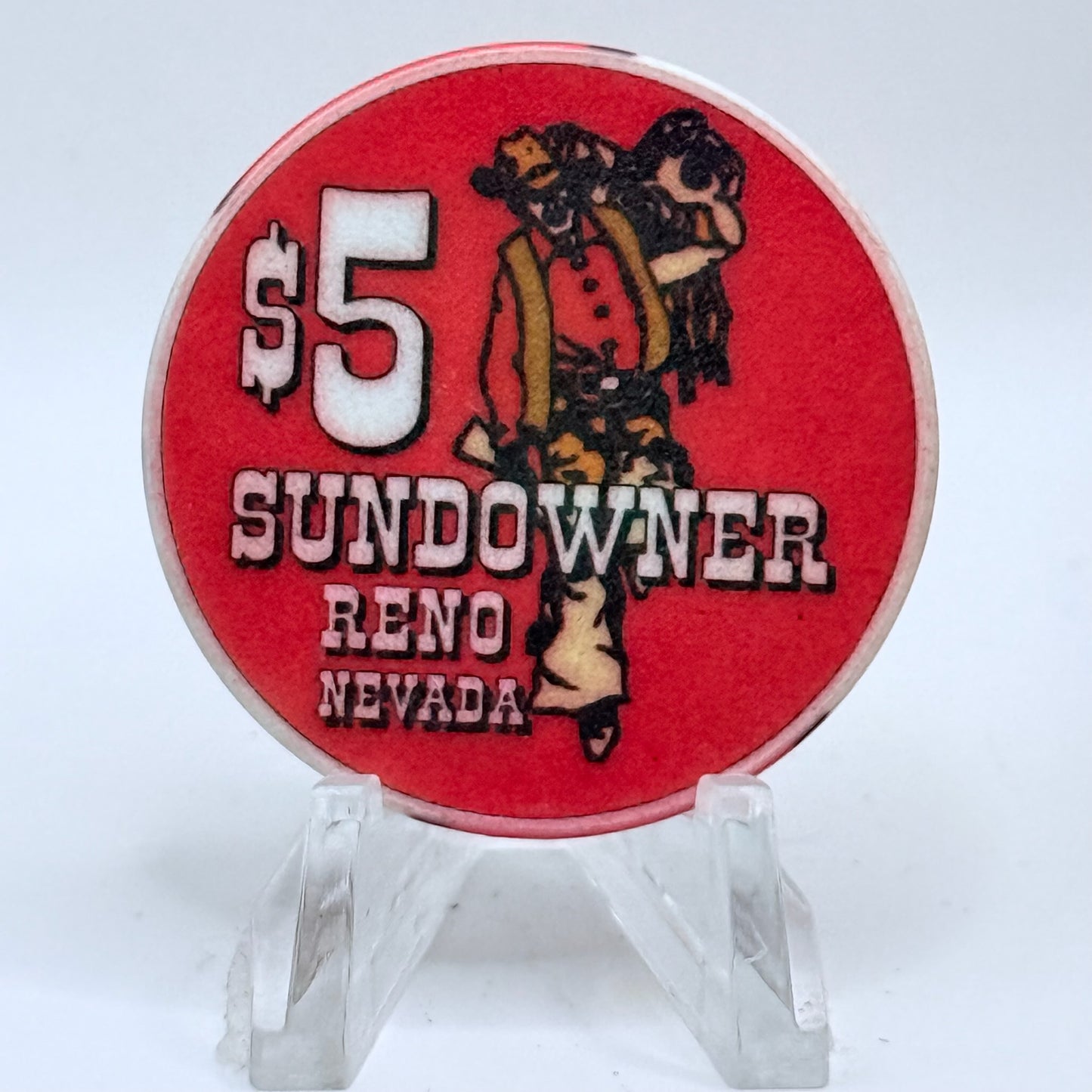 Sundowner Reno Nevada 1999 'Countdown To The Millennium' LE $5 Casino Chip V5702