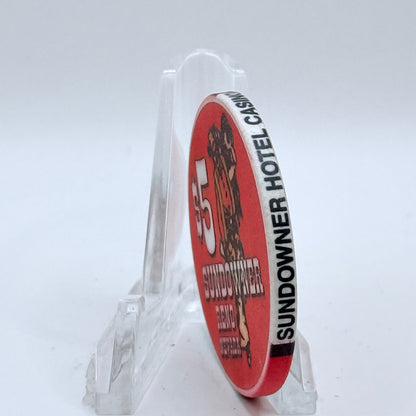 Sundowner Reno Nevada 1999 'Countdown To The Millennium' LE $5 Casino Chip V5702
