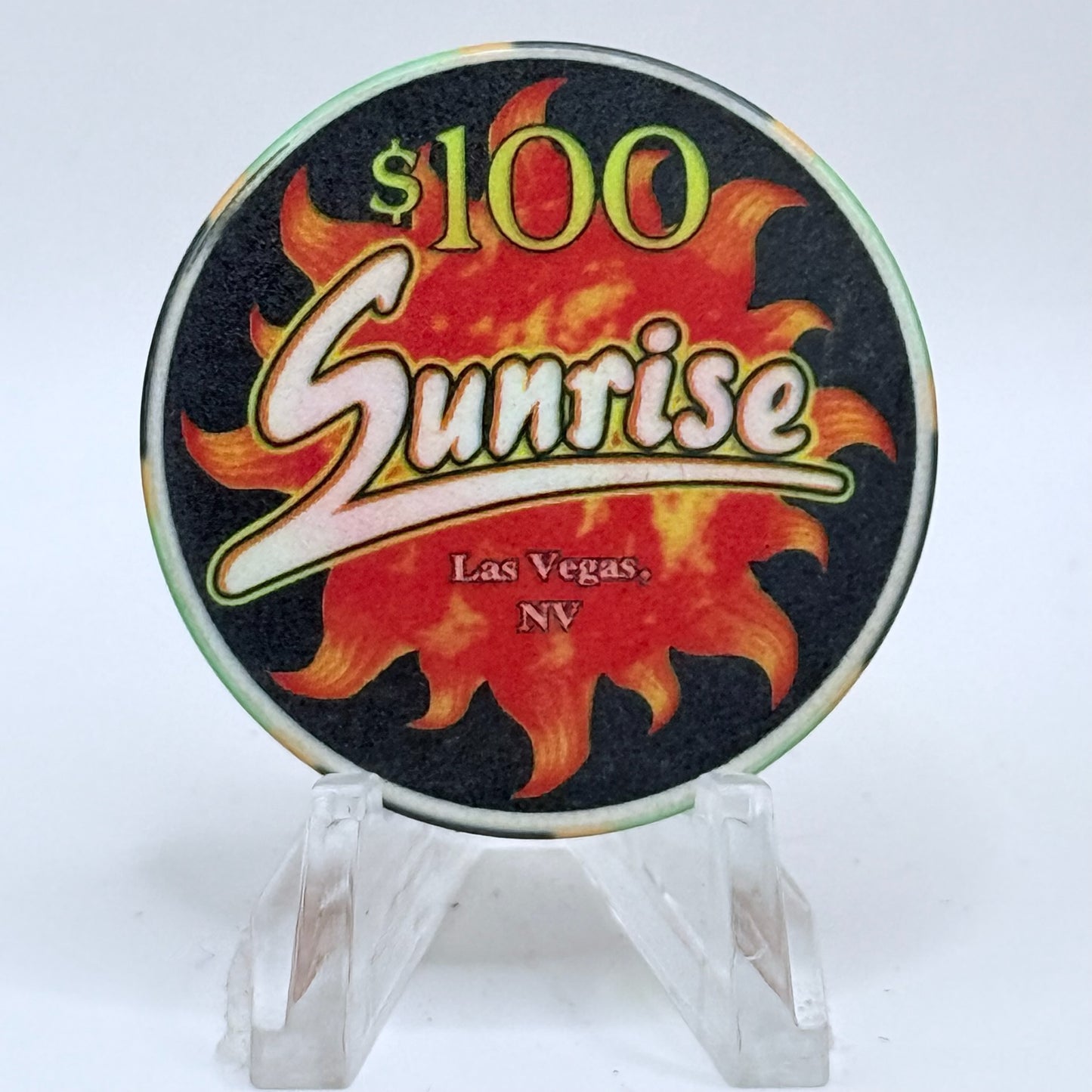 Sunrise Las Vegas Nevada 1999 LE $100 Casino Chip V3473