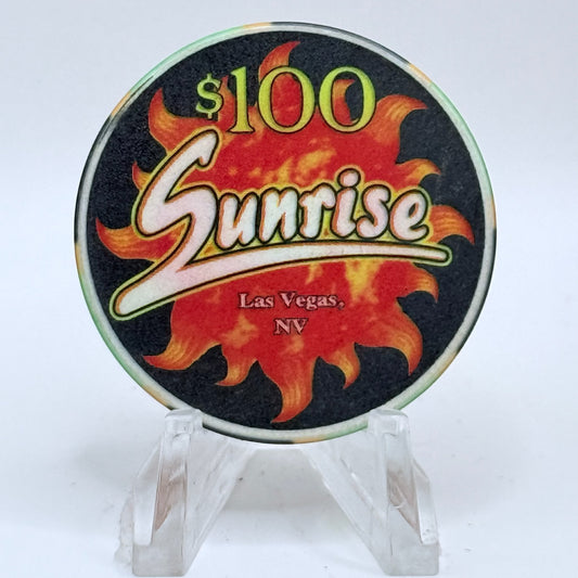 Sunrise Las Vegas Nevada 1999 LE $100 Casino Chip V3473