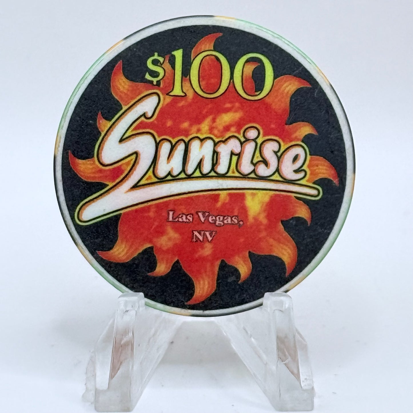 Sunrise Las Vegas Nevada 1999 LE $100 Casino Chip V3473