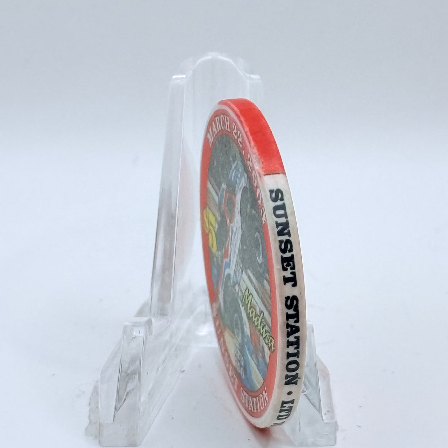 Sunset Station Henderson Nevada 2003 'Monster Jam World Finals' LE $5 Casino Chip E2715