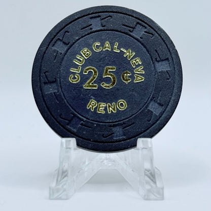 Club Cal-Neva Reno Nevada $0.25 Casino Chip N3128.L