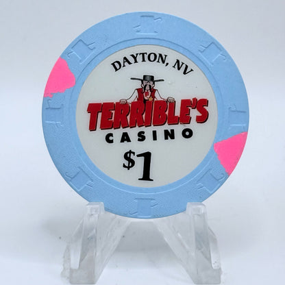Terrible's Casino Dayton Nevada 2007 $1 Casino Chip E6280